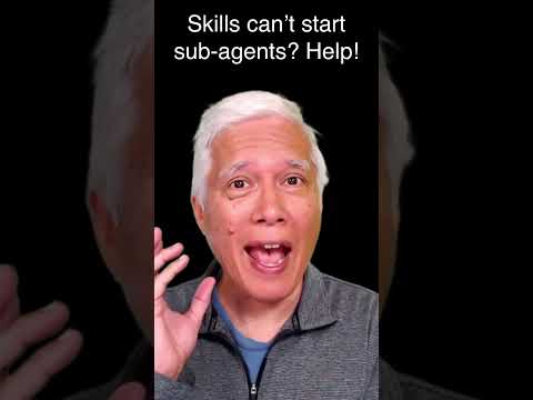 Skills can’t start sub-agents? Help! #aicoding #claudecode thumbnail