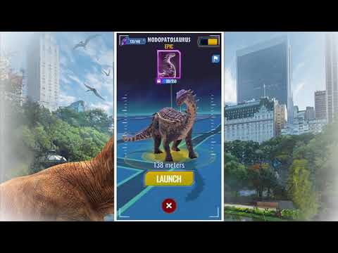 WILD NODOPATOSAURUS! JURASSIC WORLD ALIVE!