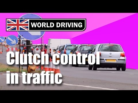 Clutch Control in Traffic - How to Keep a Manual Car Slow