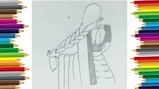 "How to Draw a Woman 👩 | Easy Drawing for Kids"