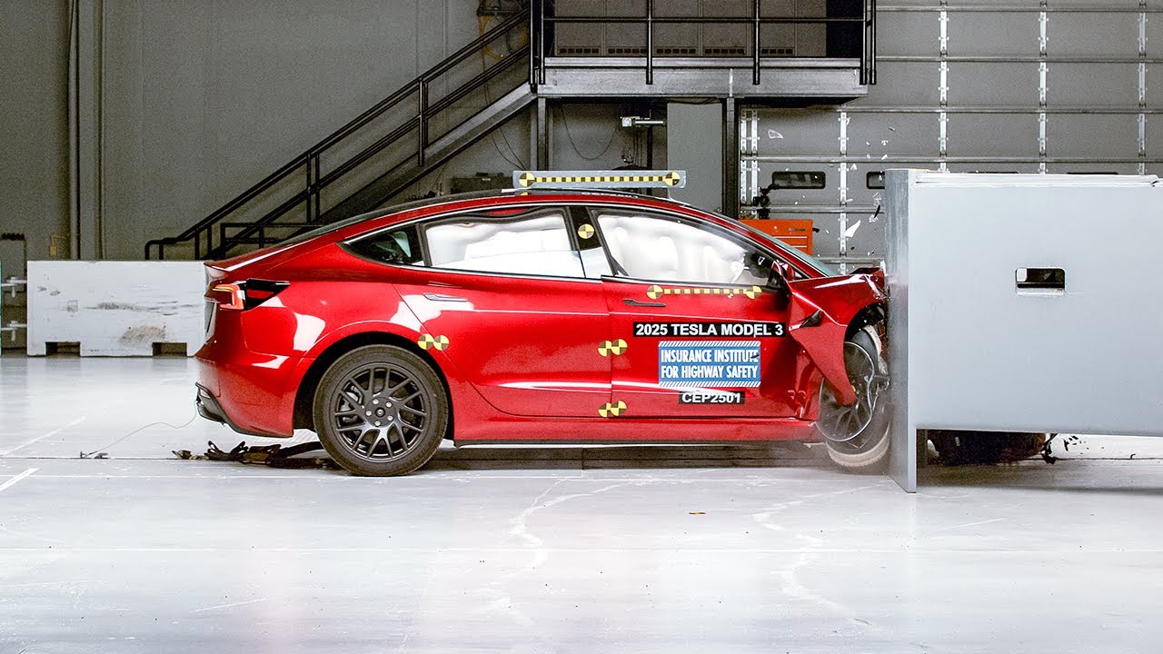 2025 Tesla Model 3 Gets IIHS Top Safety Pick Award Over Acceptable ...