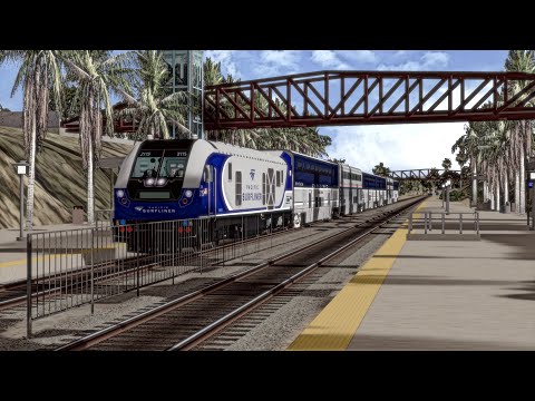 Open Rails - Amtrak #562 | Pacific Surfliner [revised] (Los Angeles - San Diego)