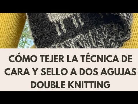 Clase Magistral "Double Knitting" con Lorena Leigh de @vidrioylana en Club de Tejido