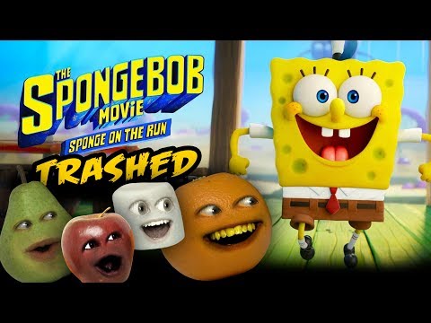 迷惑なオレンジ 映画『スポンジ・オン・ザ・ラン』。スポンジオンザラントレイルトラッシュ (Annoying Orange - The SpongeBob Movie: SPONGE ON THE RUN TRAILER Trashed!!)