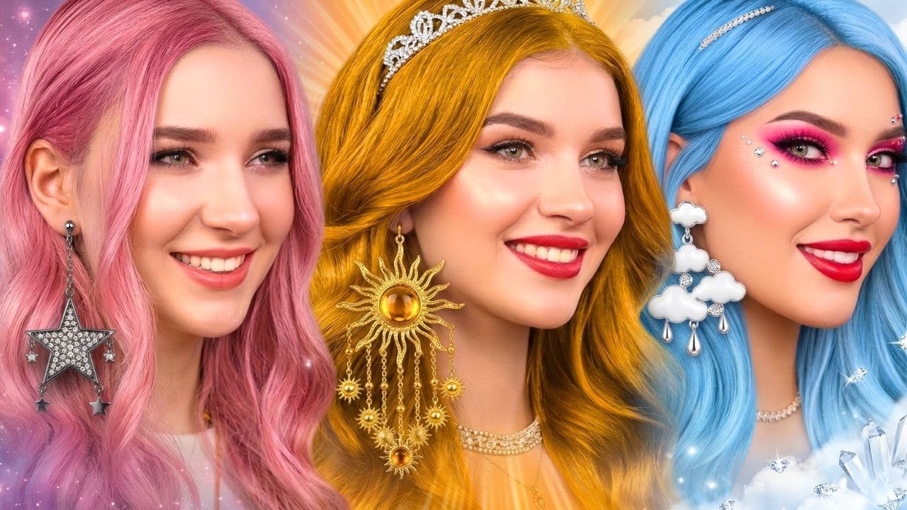 1色縛り！💛💎 ゴールド vs ブルー 劇的イメチェン