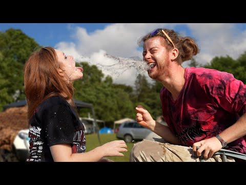 Lachflash Flachwitz Challenge 💦😂 mit Tamara