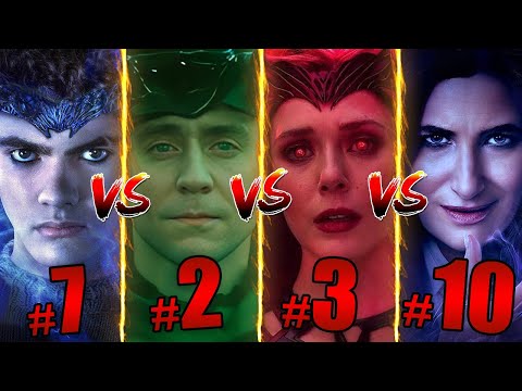 Who's Really the Most Powerful Magic User in the MCU? | Ranking Everyone From Weakest to Strongest!