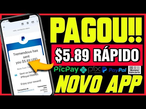 CADASTRE E GANHE $1,00 (pawns app) PAGANDO NO CADASTRO SAQUÊ MÍNIMO NO PAYPAL OU BITCOIN