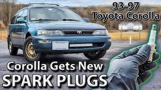 Replacing Spark Plugs 93-97 Toyota Corolla