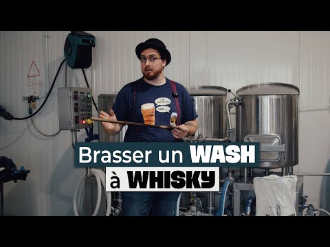 On brasse un wash à whisky pour une distillation ! #whisky #spiritueux #distillerie