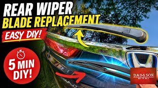 Save MONEY and TIME! Easy Rear Wiper Blade Replacement (Dad & Son DIY)