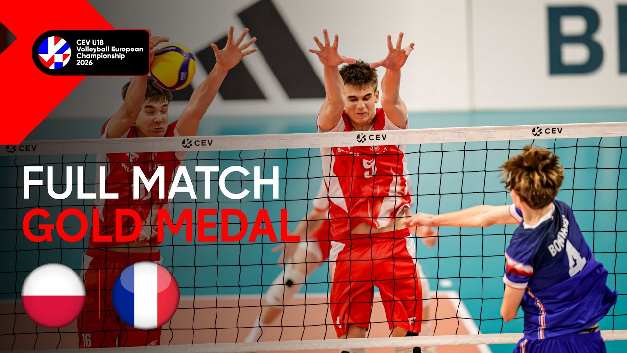 Full Match | Poland vs. France | CEV U18 Volleyball European Championship 2026 | Men (GMG)