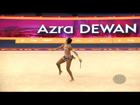 DEWAN Azra (RSA) - 2019 Rhythmic Worlds, Baku (AZE) - Qualifications Clubs