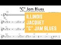 "C Jam Blues" - Illinois Jacquet Tenor Saxophone Solo Transcription