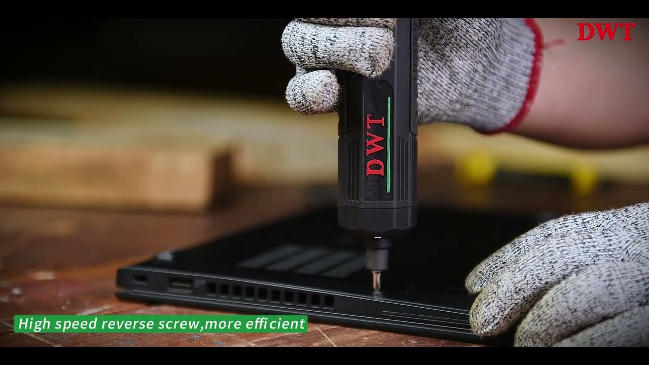Акумуляторна викрутка DWT ASCP-04 IMC відео 1