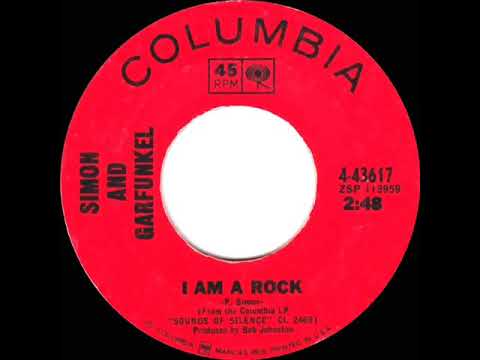 1966 HITS ARCHIVE: I Am A Rock - Simon & Garfunkel (a #2 record--mono 45)