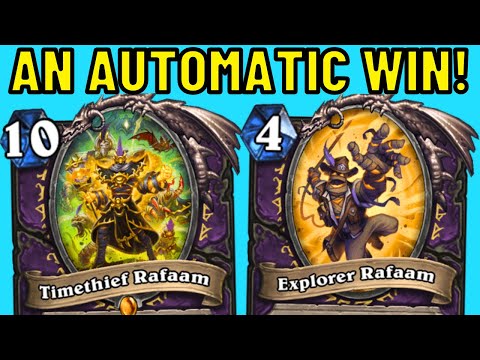 Timethief Rafaam is My NEW Favorite Hearthstone Card!