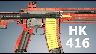 How a HK416 Rifle Works