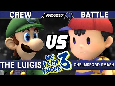 Project M - The Luigis vs Chelmsford Smash - We Tech Those 3 Crew Battle