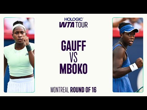 Coco Gauff vs. Victoria Mboko | 2025 Montreal Round of 16 | WTA Match Highlights