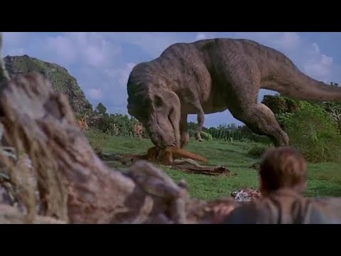 T-Rex Ambush Scene - Jurassic Park (1993) Movie Clip HD