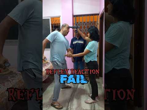 Reflex Reaction Fail😊😵‍💫 #comedy #aahatbhoot #shortsfeed #funny #shorts #prank #shortvideos #action