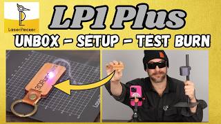 LaserPecker - LP1 PLUS: Unbox - Setup - Test. Mini Portable Laser Engraver