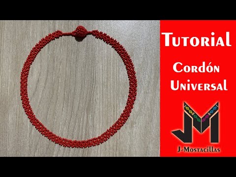 Tutorial - Cordón Universal para collares en Mostacillas