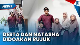 PAKAI BAJU SAMA, Desta dan Natasha Rizky Didoakan Rujuk setelah Tampak Lebaran Bareng