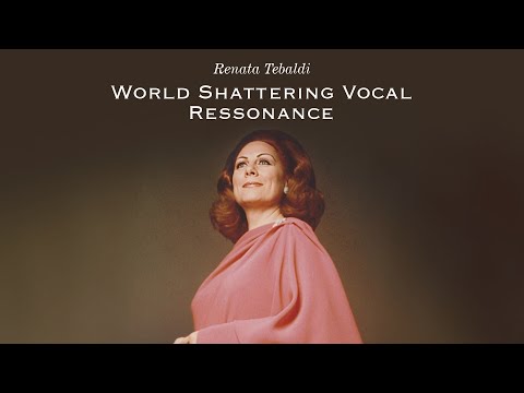 Renata Tebaldi's World Shattering Vocal Resonance!