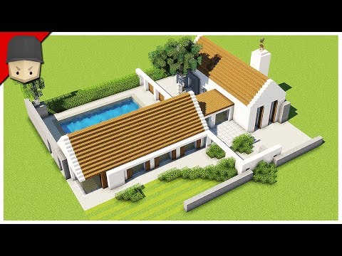How to Build a Modern Barn Conversion House in Minecraft (Minecraft House Tutorial)