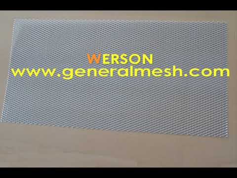 generalmesh Diamond Universal Aluminum Grill Mesh stock goods ,black and silver