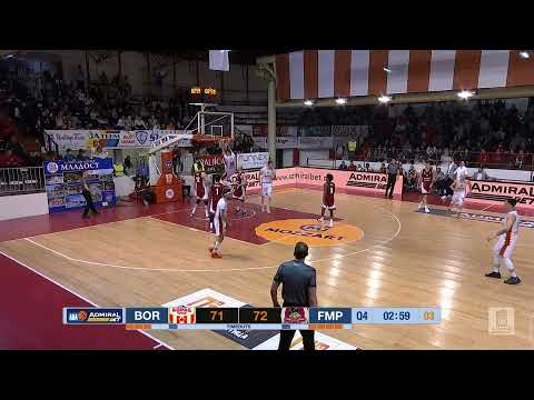 Marko Pecarski ignites the crowd with this powerful putback dunk (Borac - FMP Meridian, 10.12.2021)