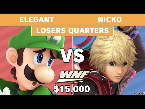 WNF 2.6 $15K - Nicko (Shulk) vs Elegant (Luigi) - Losers Quarters - Smash Ultimate