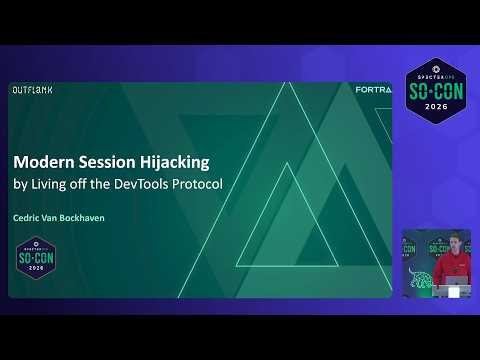 Modern Session Hijacking by Living off the DevTools Protocol | SO-CON 26