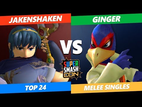 SSC 2019 SSBM - Ginger (Falco) Vs. Jakenshaken (Marth) Smash Melee Tournament Losers Top 24