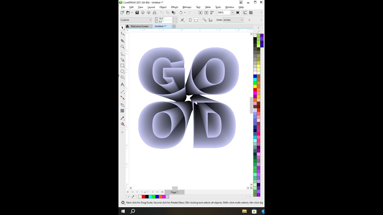 Coreldraw Tutorial - Bland Tool For More Tips and Tricks