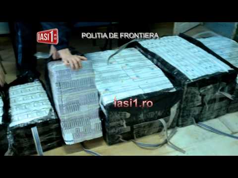 Patru barbati cercetati de politistii de frontiera ieseni pentru contrabanda cu tigari