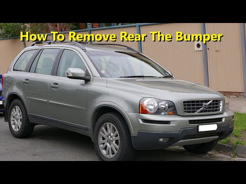 How to remove and install the rear bumper on a Volvo XC90 from 2003 to 2014, P2 platform. - VOTD