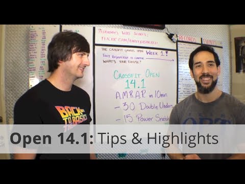 CrossFit "OPEN 14.1" WOD Demo - Aaron (208 reps) & Dave (60 reps) @ United Barbell