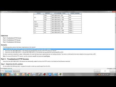 4.4.2.10 Packet Tracer -  Troubleshooting IPv6 ACLs