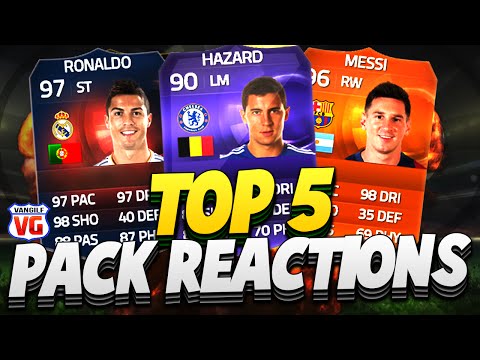 Record Breaker Ronaldo in a pack / MOTM Messi in a pack FIFA 15 Top 5 Pack opening reactions