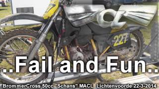 preview picture of video 'Brommer Cross Lichtenvoorde 22 Mrt 2014    Fun and Fail'