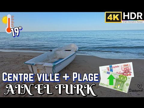 AÏN EL TURK CITY CENTER, VIEW FROM THE SEASIDE IN THE SETTING SUN 19°🌞Euro 250DA #267 #oran #dz #...