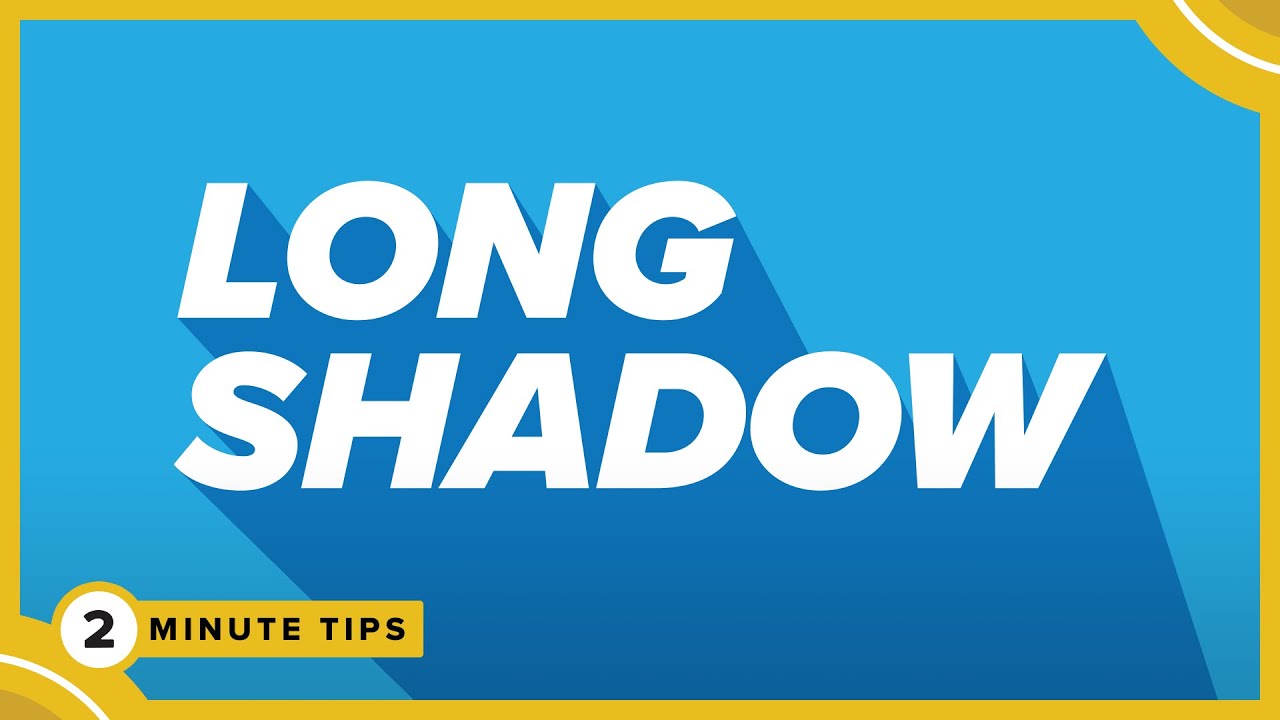 Create Easy Long Shadows | Adobe Illustrator Tutorial