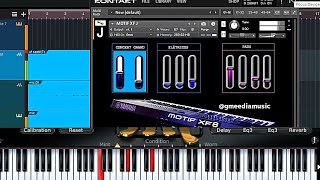 Yamaha Motif X8 Lite Library Sound Demo & Setup | 8 Voices, Slider Mapping & Rich Sound Blend.