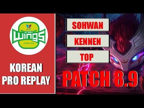 JAG SoHwan - Kennen vs Singed Top Patch 8.9