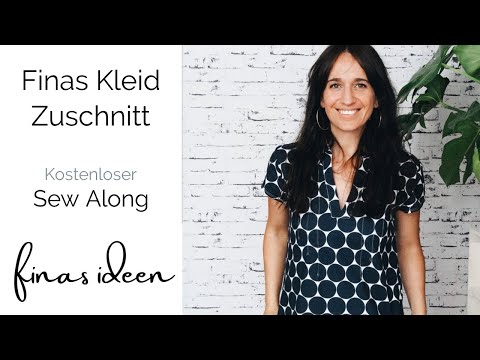 Finas Kleid nähen - Teil 3 Der Zuschnitt