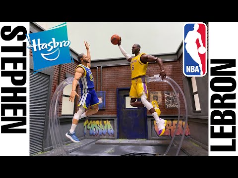 Hasbro LeBron James and Stephen Curry from NBA Starting Lineup Series 1 Review
