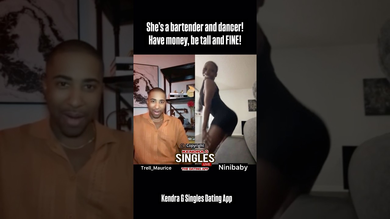 Not sure if @trell_maurice was ready for Nini! Hit her up inside the KENDRA G SINGLES DATING APP!